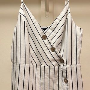 Forever 21 Size L White Midi Dress